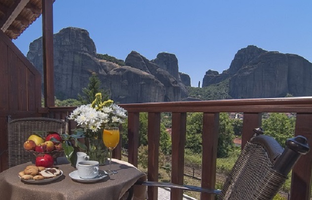 View from room with Panoramic Meteora view